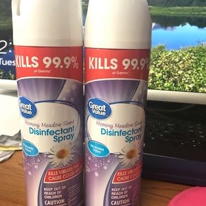 Lot of Two~Great Value Disinfectant Sprays~
